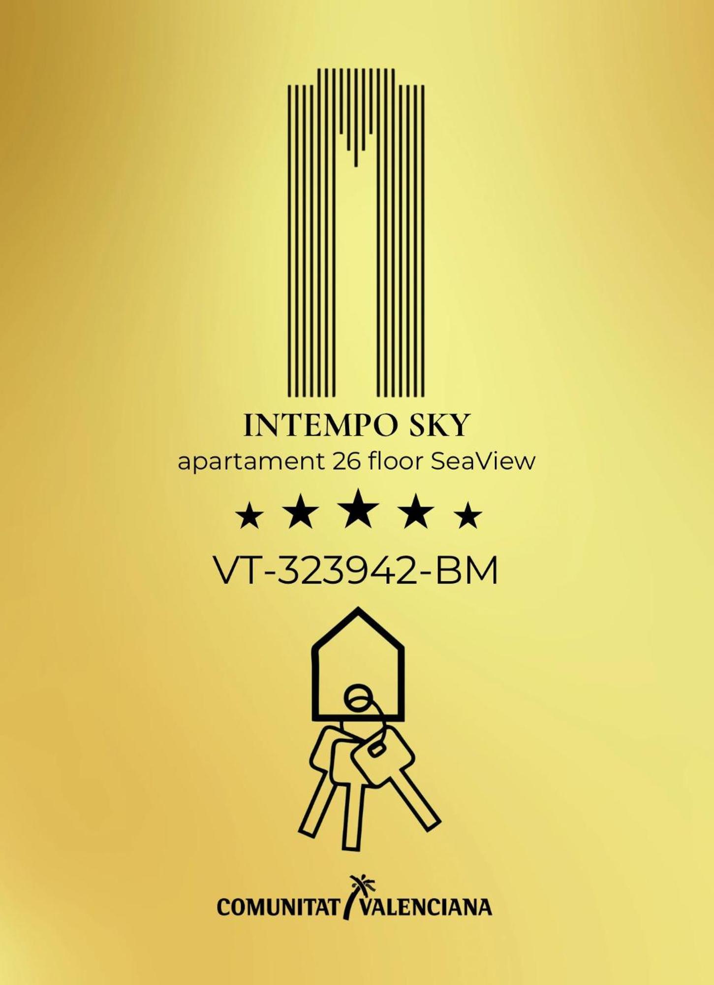 Intempo Sky Luxury Apartment 26 Floor Seaview Benidorm Luaran gambar